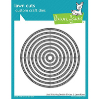 Lawn Fawn Cuts Just Stitching Double Circles LF2066