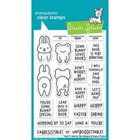 Lawn Fawn Stamps Don't Worry, Be Hoppy LF2232