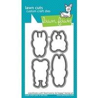 Lawn Fawn Cuts Don't Worry, Be Hoppy Dies LF2233