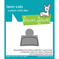 Lawn Fawn Cuts Reveal Wheel Car Critters Add-On Dies LF2340