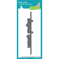 Lawn Fawn Cuts Season'S Greetings Line Border LF2450