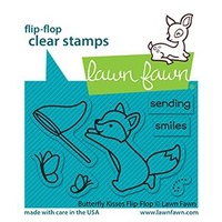 Lawn Fawn Stamps Butterfly Kisses Flip Flip LF2516
