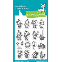 Lawn Fawn Stamp Set Tiny Birthday Friends LF2601