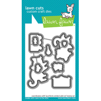 Lawn Fawn Dies Purrfectly Wicked Add-On Lawn Cuts LF2667