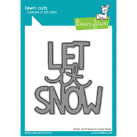 Lawn Fawn Dies Giant Let It Snow LF2695