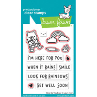 Lawn Fawn - Here for You Bear Stamp and Die Bundle