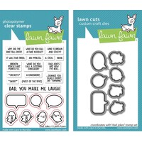 Lawn Fawn Dad Jokes Stamp and Die Bundle
