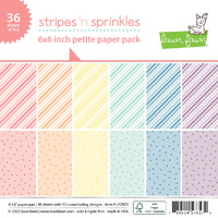 Lawn Fawn - Paper - Stripes 'n Sprinkles - Petite Paper Pack - LF2921