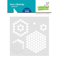 Lawn Fawn - Lawn Clippings - Honeycomb Stencil - LF2925