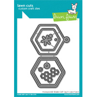 Lawn Fawn - Lawn Cuts - Honeycomb Shaker Gift Tag Dies - LF2926