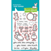 Lawn Fawn - Sew Very Mice Stamp and Die Bundle