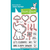 Lawn Fawn - Elephant Parade Add-On Stamp and Die Bundle