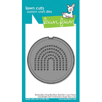 Lawn Fawn - Lawn Cuts - Embroidery Hoop Rainbow Add-On Die - LF3094