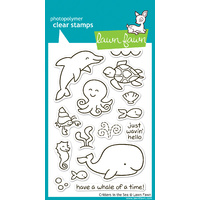 Lawn Fawn Stamps Critters in the Sea LF311 