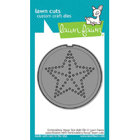 Lawn Fawn - Lawn Cuts - Embroidery Hoop Star Add-on Die - LF3141