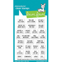 Lawn Fawn - Stamps - Simply Celebrate More Critters Add-on - LF3166