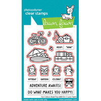 Lawn Fawn - Car Critters Road Trip Add-on Stamp and Die Bundle