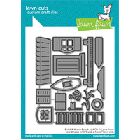 Lawn Fawn - Lawn Cuts - Build-A-House Beach Add-on Die - LF3173