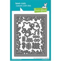 Lawn Fawn - Lawn Cuts - Lets Celebrate Backdrop Dies - LF3173