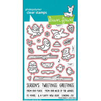 Lawn Fawn - Winter Birds Stamp and Die Bundle