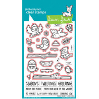 Lawn Fawn - Winter Birds Stamp and Die Bundle