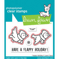 Lawn Fawn - Flappy Holiday Stamp and Die Bundle