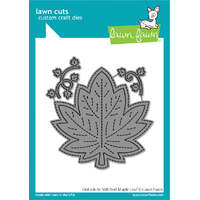 Lawn Fawn - Lawn Cuts - Outside In Stitched Maple Leaf - LF3248
