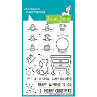 Lawn Fawn - Stamps - Little Snow Globe: Dog - LF3270