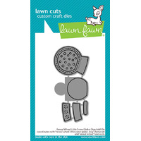Lawn Fawn - Lawn Cuts - Reveal Wheel Little Snow Globe: Dog add-on - LF3272