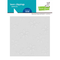 Lawn Fawn - Lawn Clippings - Poinsettia Background Stencils - LF3280