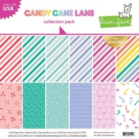 Lawn Fawn - Paper - Candy Cane Lane - Collection Pack - LF3473
