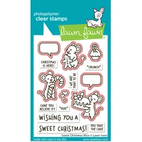Lawn Fawn -Sweet Christmas Mice - Stamp and Die Bundle