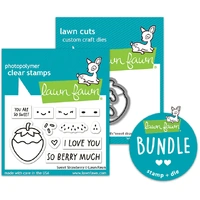 Lawn Fawn - Sweet Strawberry - Stamp and Die Bundle