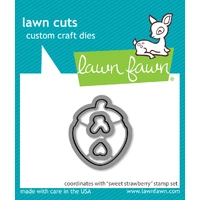Lawn Fawn - Lawn Cuts - Sweet Strawberry - LF3603