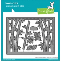 Lawn Fawn - Lawn Cuts - Bamboo Forest Backdrop: Landscape Dies - LF3617