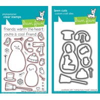 Lawn Fawn Making Frosty Friends Stamp+Die Bundle