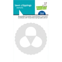 Lawn Lawn - Lawn Clippings -Reveal Wheel Templates: Spring Basket - LF3666