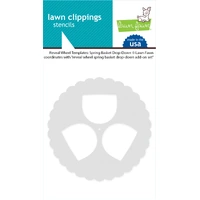 Lawn Lawn - Lawn Clippings -Reveal Wheel Templates: Spring Basket Drop Down - LF3667