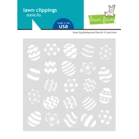 Lawn Lawn - Lawn Clippings - Easter Egg Background Stencils - LF3692