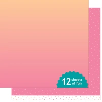 Lawn Fawn - Paper - Gleeful Gradients - Sunset Skies - LF3756