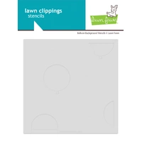 Lawn Lawn - Lawn Clippings - Balloon Background Stencils - LF3817