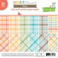 Lawn Fawn - Paper - Favourite Flannel Fall - Petite Paper Pack - LF3830