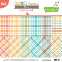 Lawn Fawn - Paper - Favourite Flannel Fall - Collection Pack - LF3831
