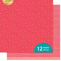 Lawn Fawn - Paper - All The Sparkles - Ruby - LF3834