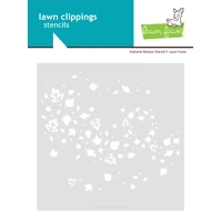 Lawn Lawn - Lawn Clippings - Autumn Breeze Stencil - LF3873
