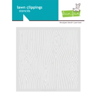Lawn Lawn - Lawn Clippings - Woodgrain Stencil - LF3874
