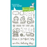 Lawn Fawn - Stamps - Cozy Cats - LF3896