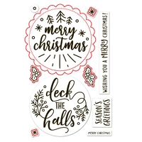 Lawn Fawn - Big Messages: Christmas - Stamp and Die Bundle