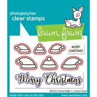 Lawn Fawn - All The Santa Hats - Stamp and Die Bundle
