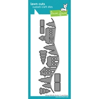 Lawn Fawn - Lawn Cuts - Village Hillside Border Dies - LF3915